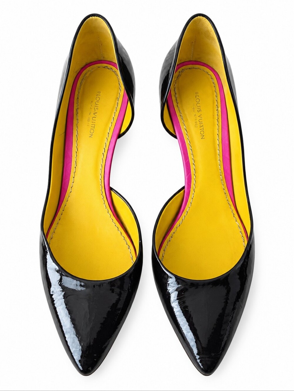 Bottega Veneta Women's Pointed Patent Pump in Deep Wine / Plum / Brown EU 40.5
